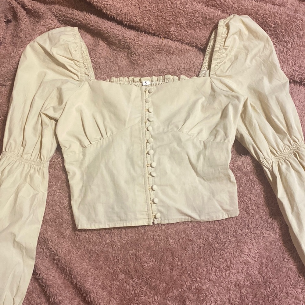 cropped fitted shirt